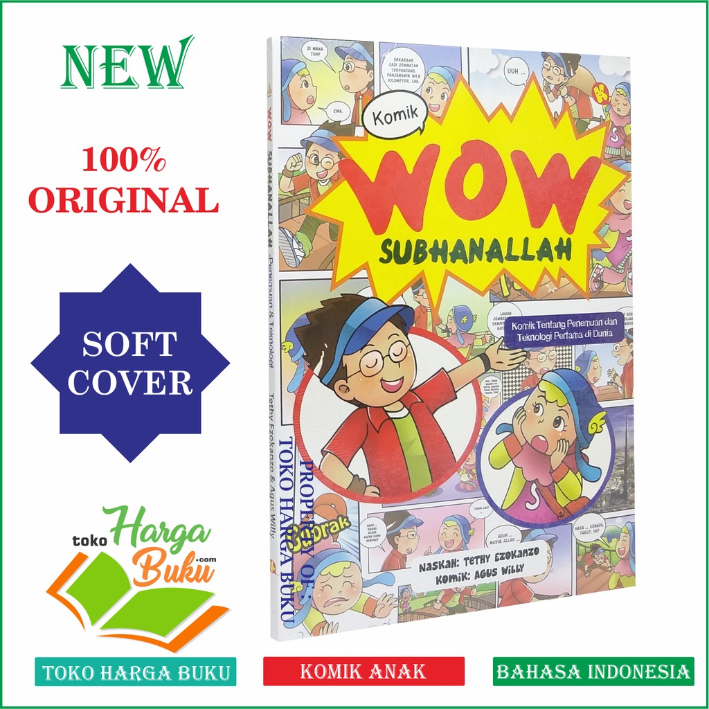 Foto Komik Wow Subhanallah Komik Tentang Penemuan dan Teknologi Pertama di Dunia - Alkautsar Kids