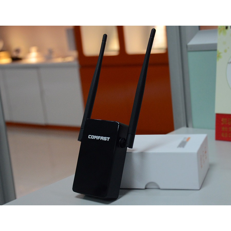 COMFAST WiFi Range Extender Amplifier 300Mbps 10dbi CF-WR302S - Penguat SInyal WiFi dari COMFAST