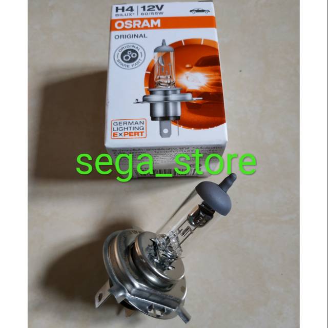Bohlam lampu depan osram hologen H4 honda cb 150 R old atau cbr 150 atau cbr 250 12V 60/55W