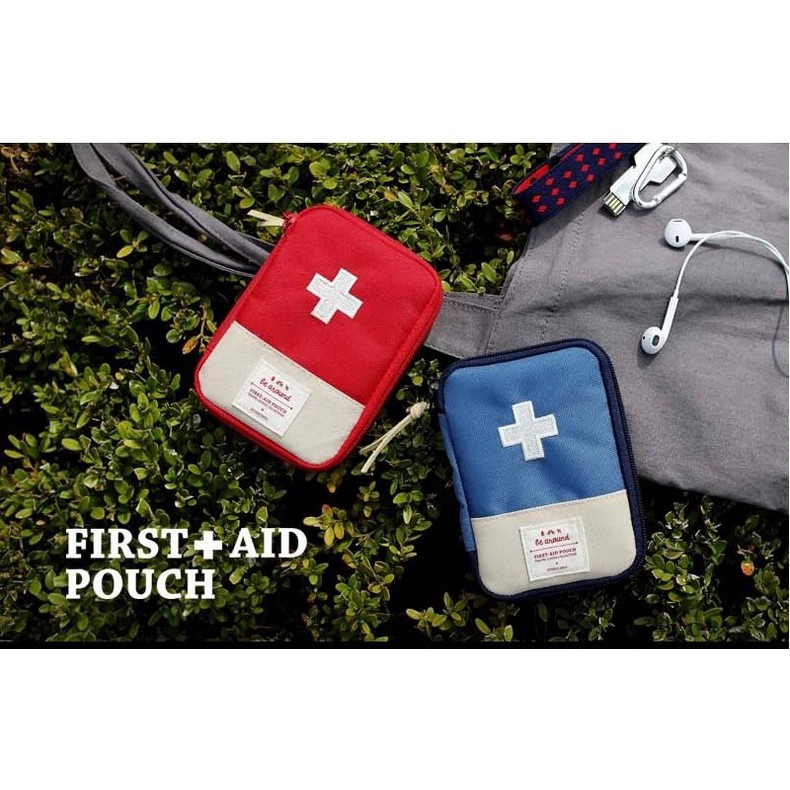 【GOGOMART】Mini First Aid Kit Pouch / Dompet P3K