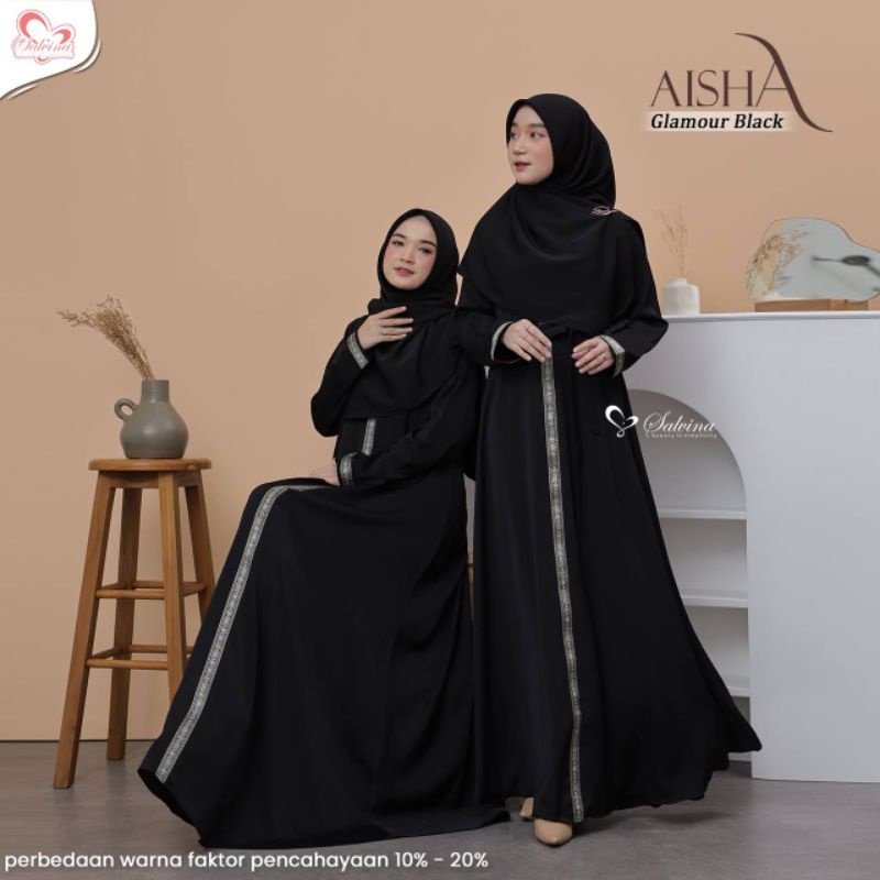 Gamis abaya Aisha series by Salvina hijab