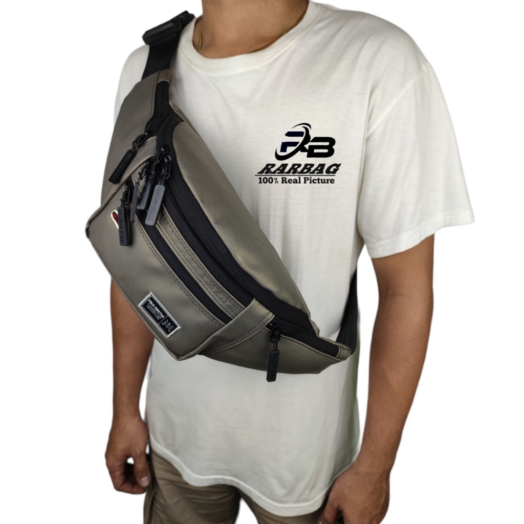 Waistbag Import Quality Polo Amstar Bahan Ballon Anti Air Tas Pinggang Tas Selempang Bahu
