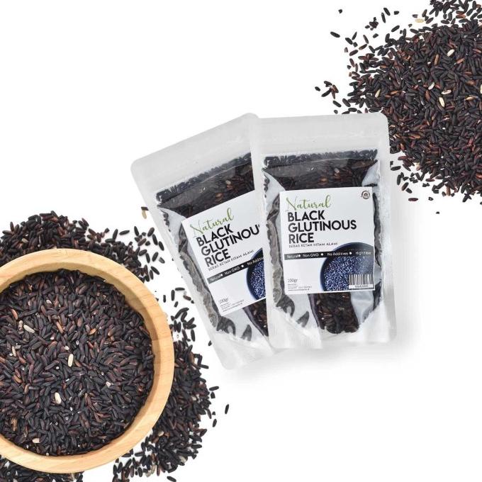 

House Of Organix Natural Black Glutinous Rice/Beras Ketan Hitam 100 Gr