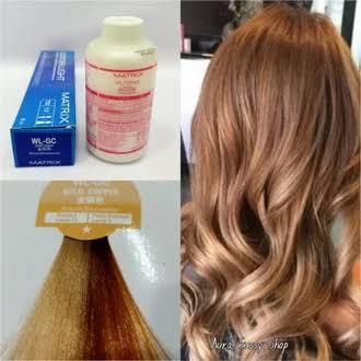 matrix wonderlight gold copper + oxidant wl GC wonder light cat rambut