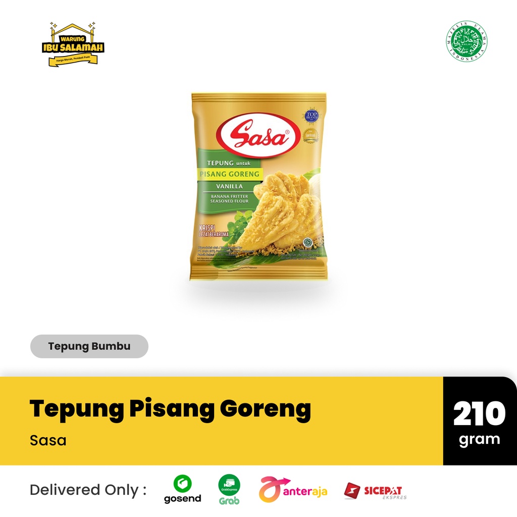 

Tepung Pisang Goreng Vanilla Sasa 210 Gram