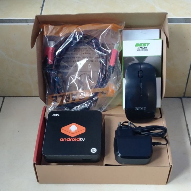 STB ANDROID TV ZTE B860H 4K RAM 1GB ROOT UNLOCK VARIANT MOUSE