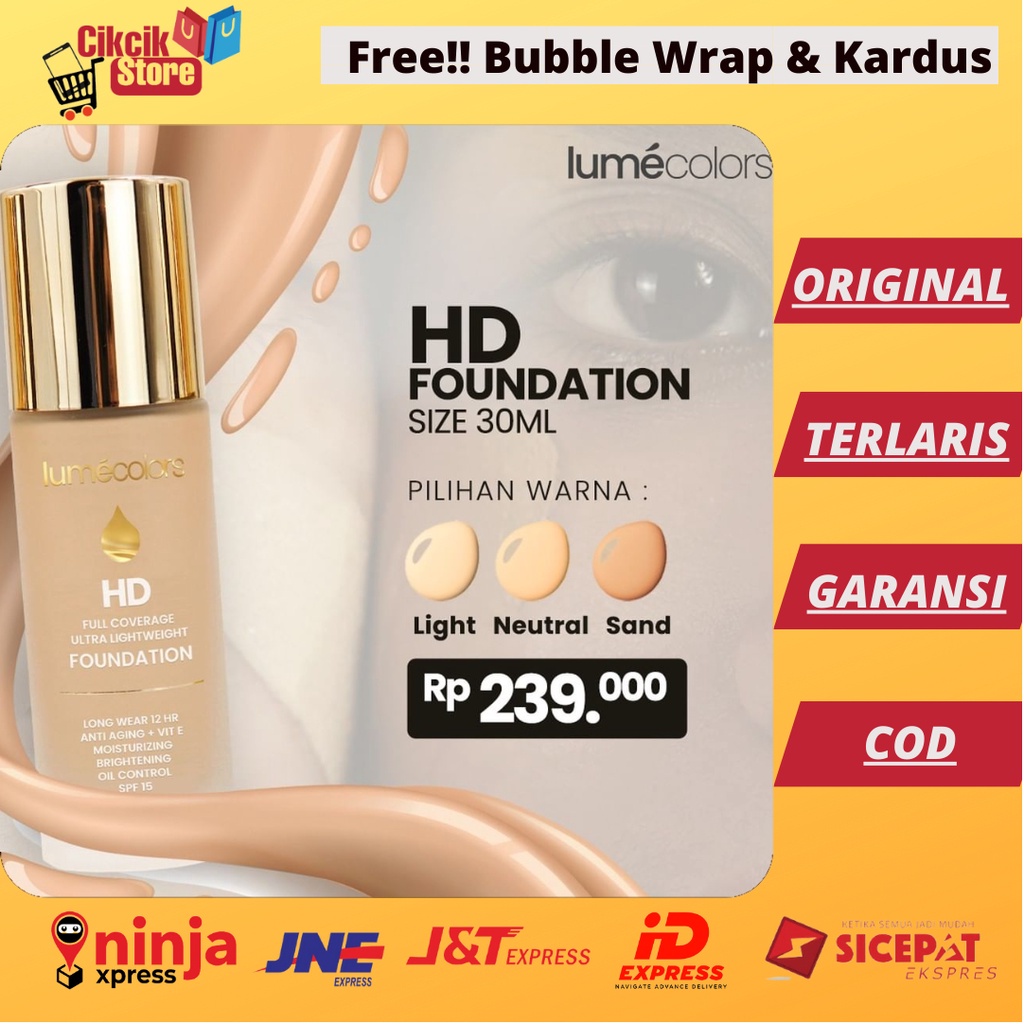 Lumecolors Foundation, Foundation Wajah Tahan Lama, Foundation Wajah Glowing, Lumecolors Foundation 