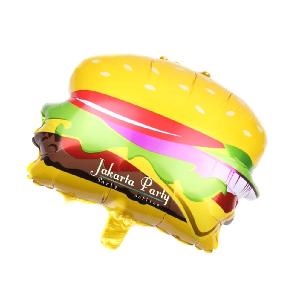 Balon Foil Hamburger / Balon Hamburger / Balon Hamburger Jumbo