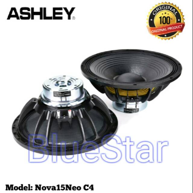 Speaker Component Ashley NOVA15NEO C4 Woofer 15 Inch Neodymium