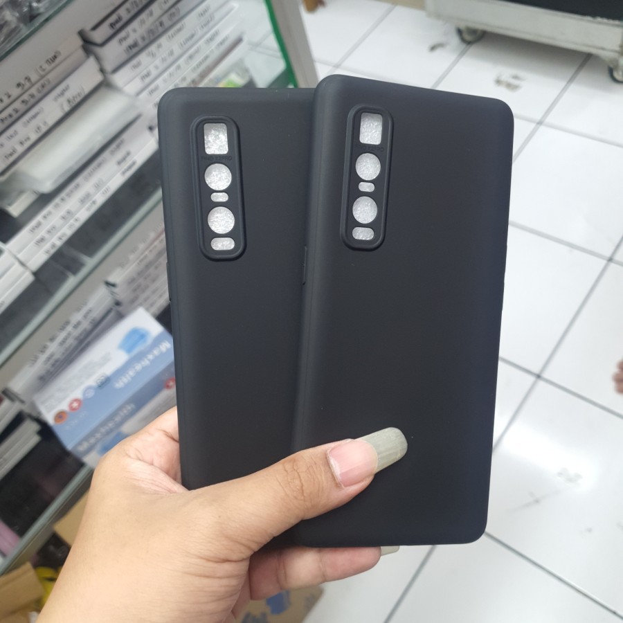 OPPO FIND X3 PRO FIND X3 FIND X2 PRO FIND X2 CASE SOFTCASE SLIM BLACK PREMIUM 3D+ PROTECT CAMERA CASE SILIKON HITAM  CASING COVER PELINDUNG KAMERA