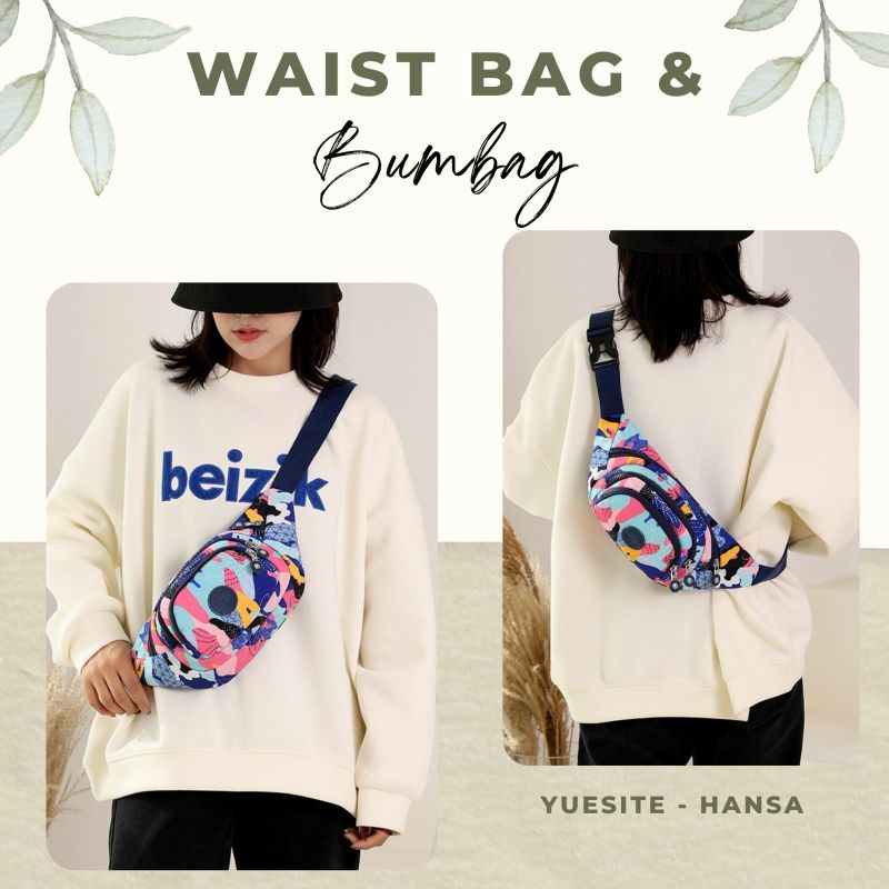 Tas pinggang wanita yuesite hansa original waistbag cyutebags