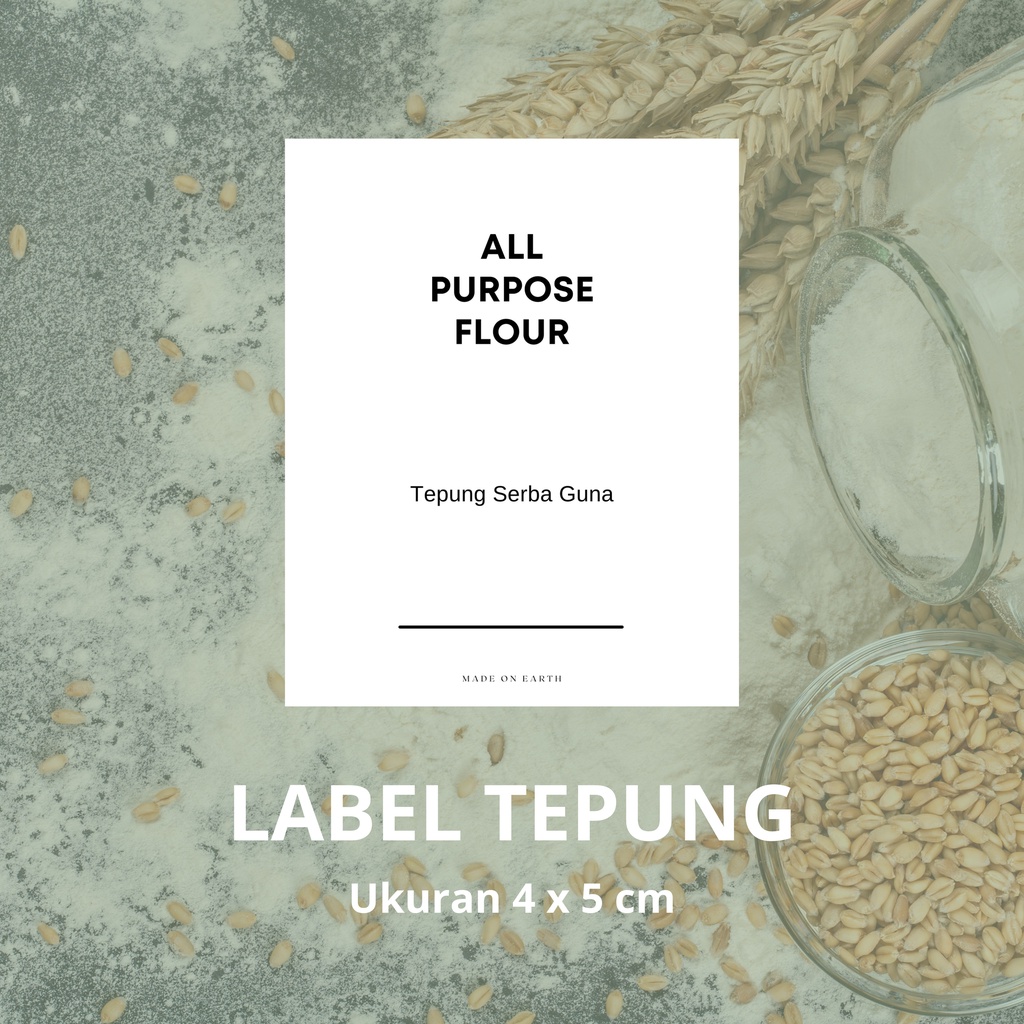 

Label Sticker Tepung Bumbu Dapur Flour