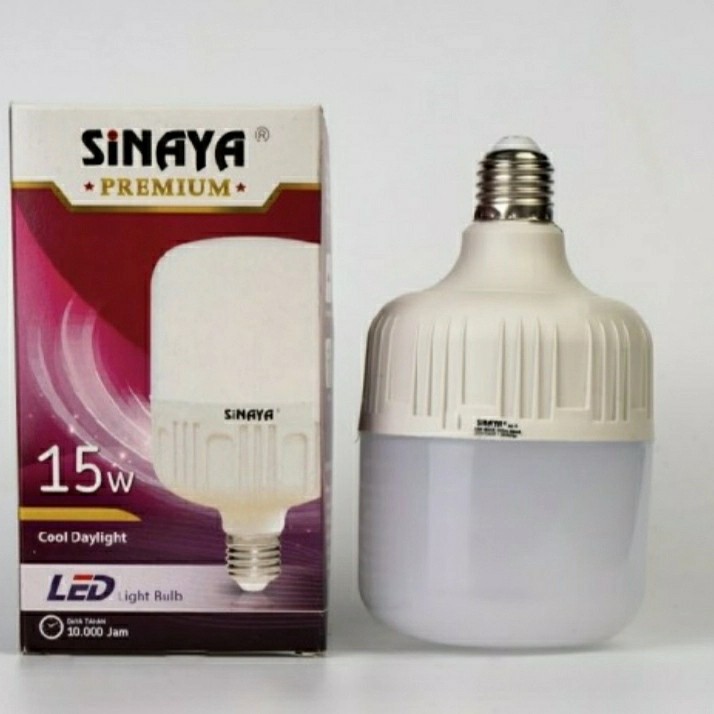 Sinaya Premium Lampu Led 15 Watt Paket 5 Pcs - Bohlam Kapsul 15 W 15W