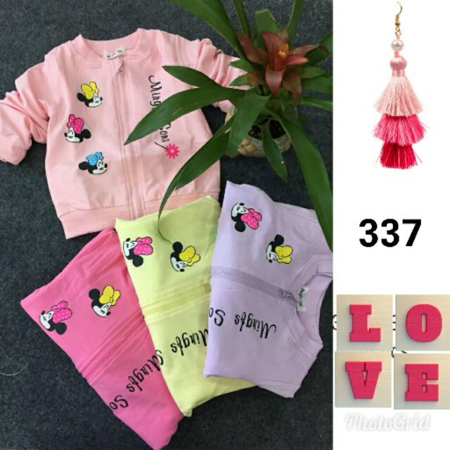 Jaket Bayi Import / Jaket Anak Cewek / Baju Panjang Anak Perempuan