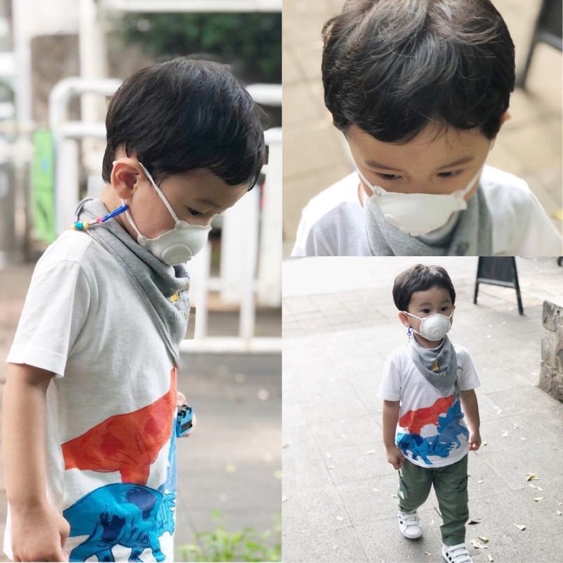 10PCS MASKER BAYI ANAK 3D+ STEREO MODEL N95 BATOK WARNA WARNI COWOK CEWEK EARLOOP LUCU KARAKTER