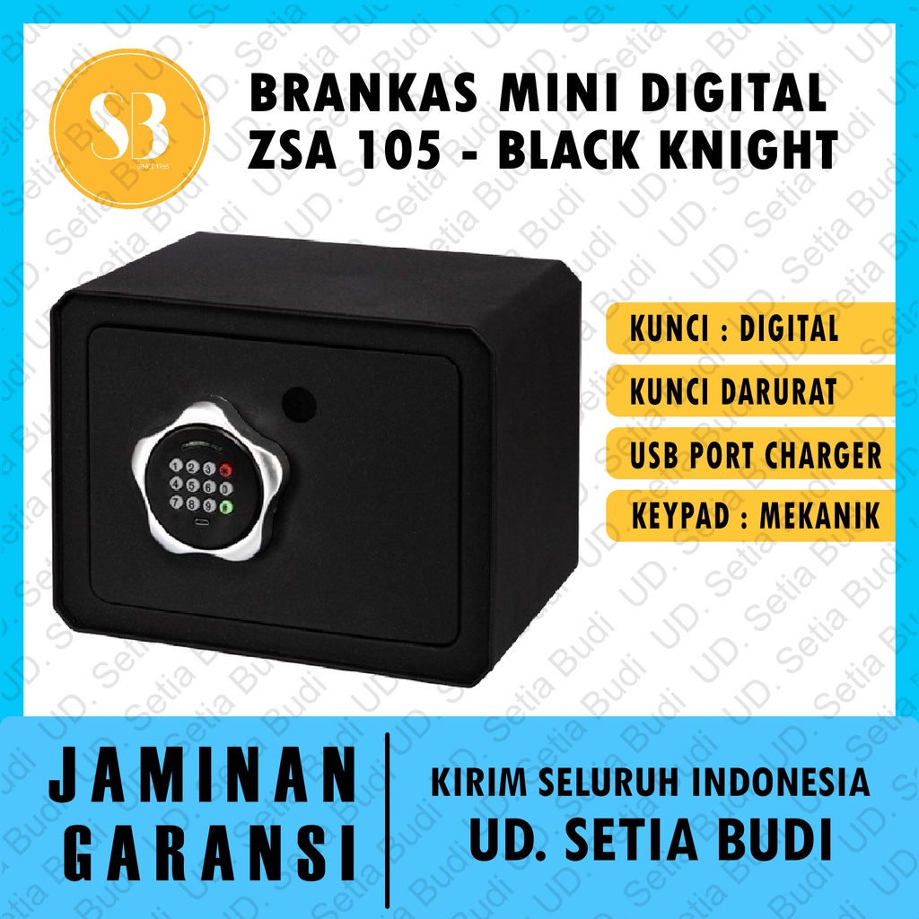 Brankas Mini ZSA 105 Asli dan Bergaransi