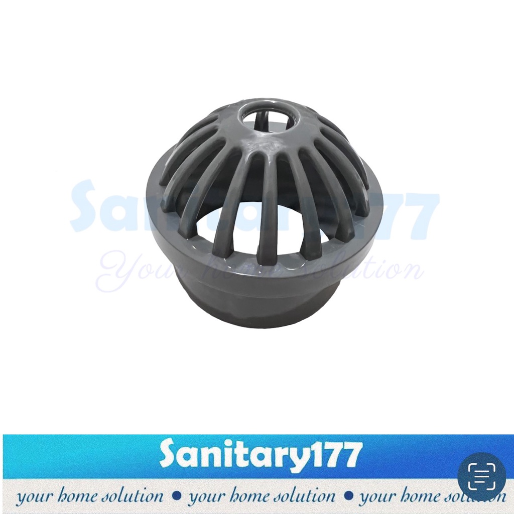 Floor Roof Drain 2 3 4 Inch PVC Tebal Plastik Soligen -Saringan Air Talang Atas Pembuangan Air Hujan Atap Atas drain drainer strainer /C48