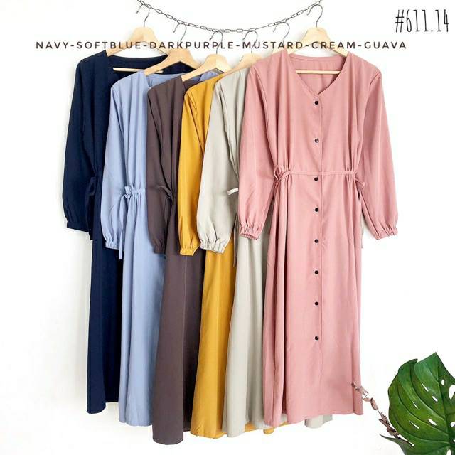 FAEQA DRESS DUSTY PURPLE BY HNLBELLE