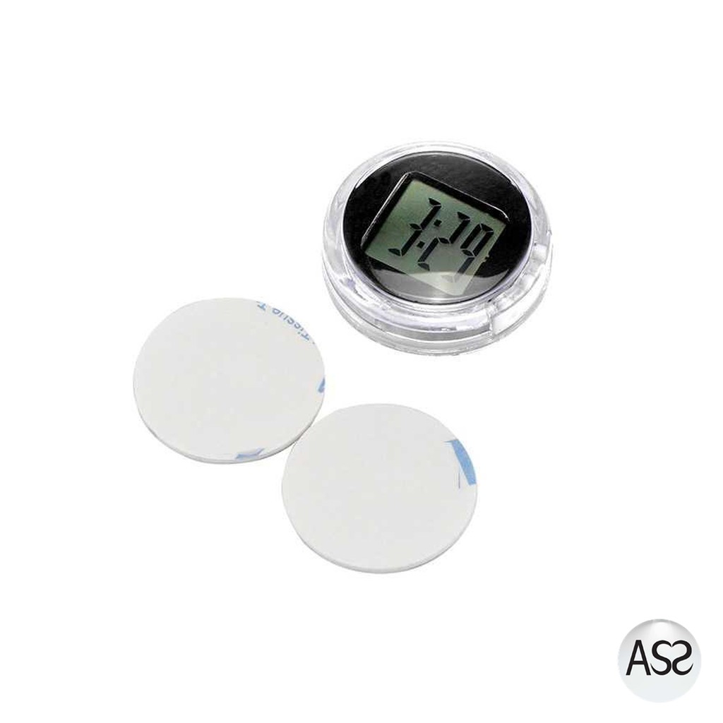 ASS Shop - AOZBZ Dekorasi Motor Jam Mini Digital Watch Stick-on Clock - 118i