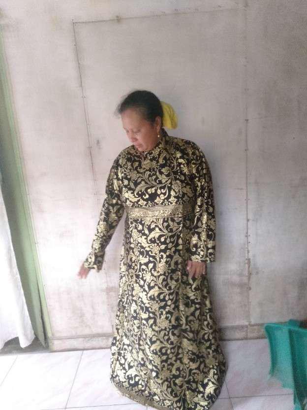 Batik Keluarga - Sania Ruffle Batik Couple Ori Ndoro Jowi Dnt Garansi Termurah Shopee - Bakung