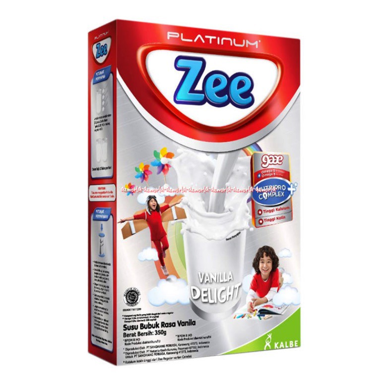 Susu Zee Platinum 350gr Coklat Strawberry Susu Zee Coklat Platinum