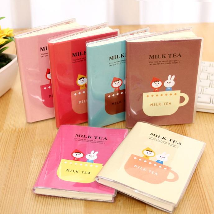 

Buku Diary mini Buku Tulis sampul milk tea Catatan Memo notebook kecil