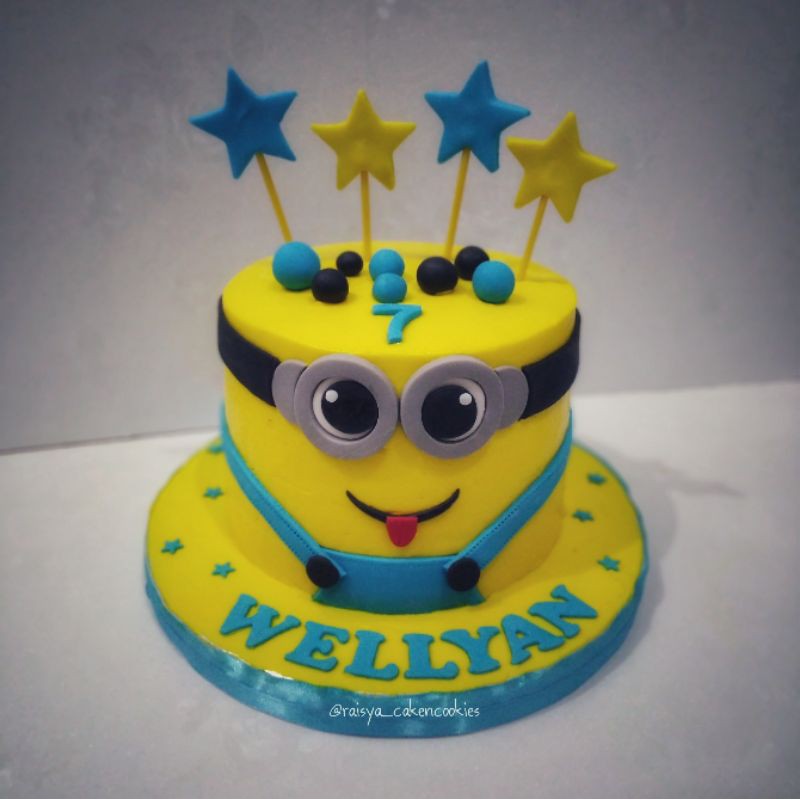 

kue ulang tahun minion