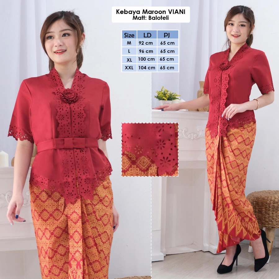 NewTrendy Atasan Kebaya Encim Viani Katun Modern