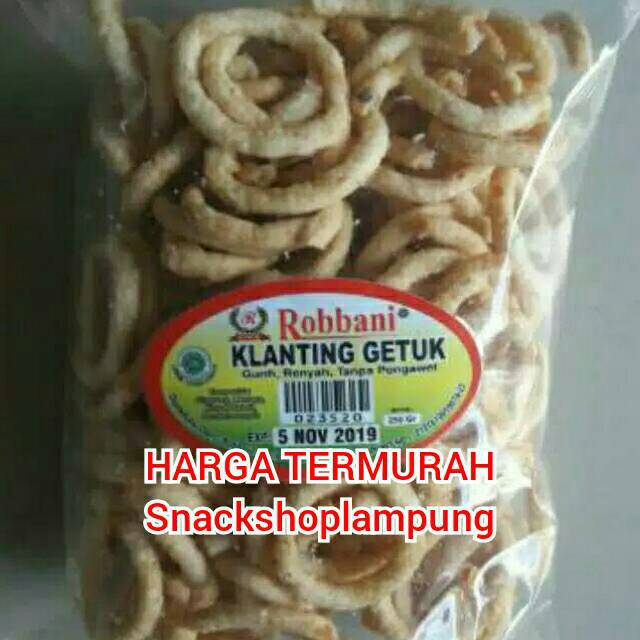 TERMURAH Kelanting Klanting Robbani Dari singkong Lampung Netto 180gram