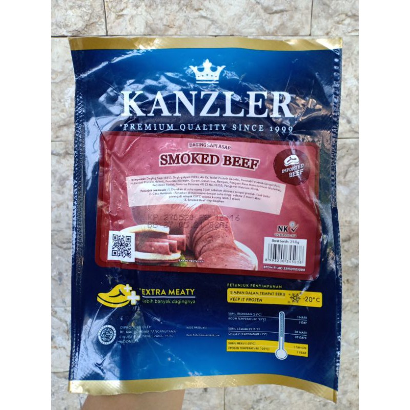 

Kanzler Smoked Beef 250 gram