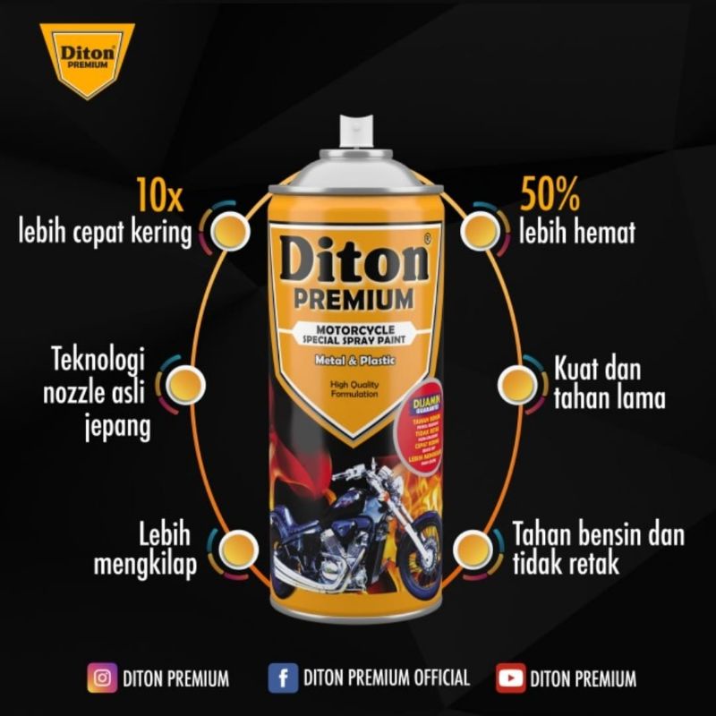 DITON PREMIUM CAT SEMPROT TAHAN BENSIN 400CC 9402*** AZTEX GOLD