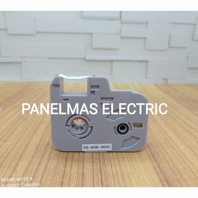 

Ribbon pita RS-80W putih printer Marker Tube Tinta BIOVIN