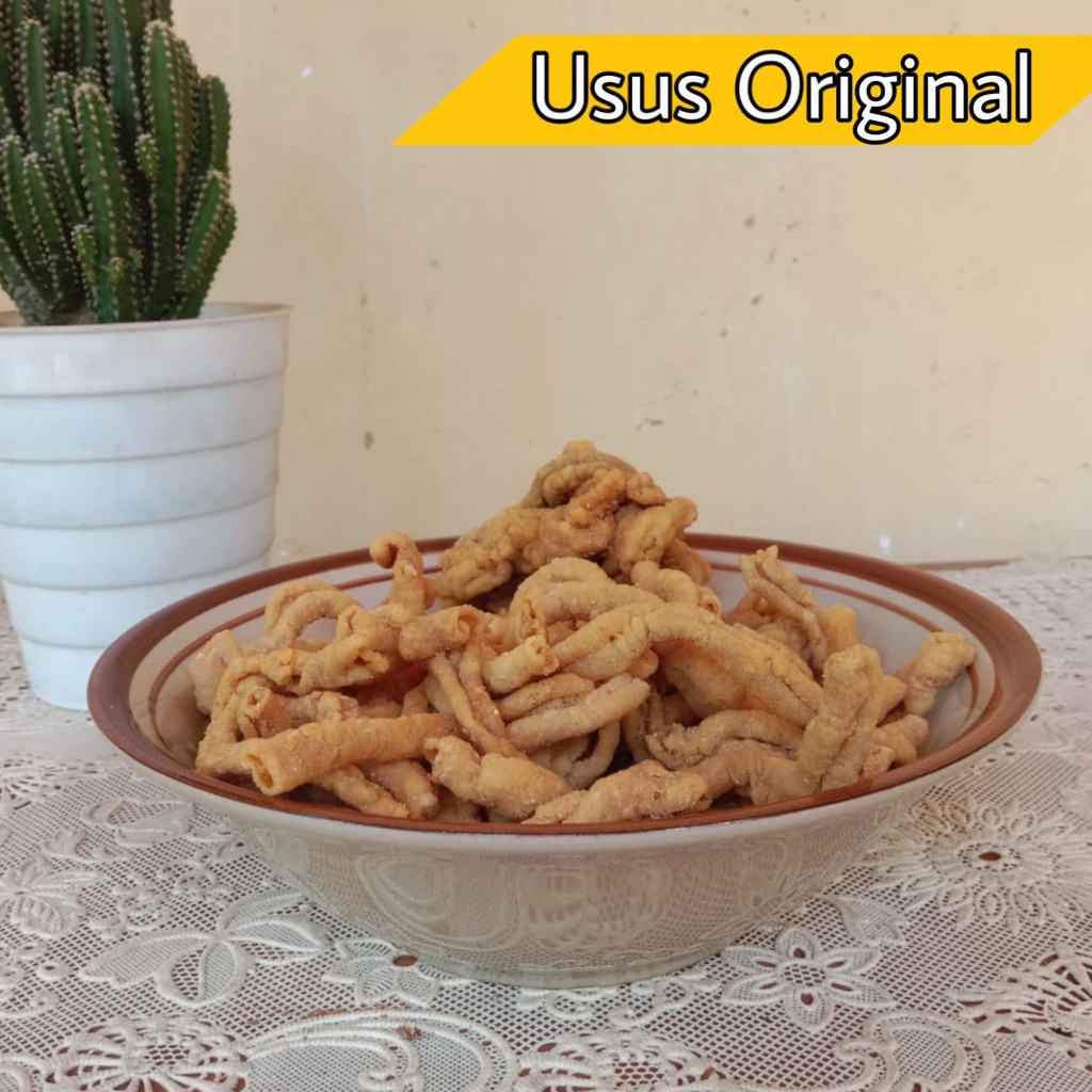 

usus crispy polos rasa bawang 400gr