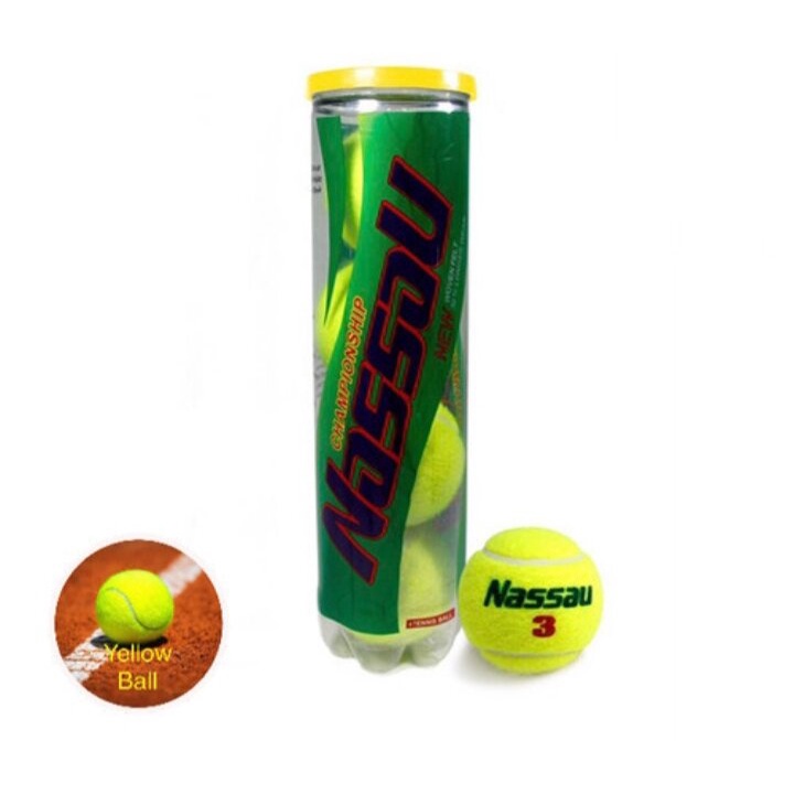 Bola Tenis Nassau New Championship Original isi 4 bola / Tenis / Bola Tenis