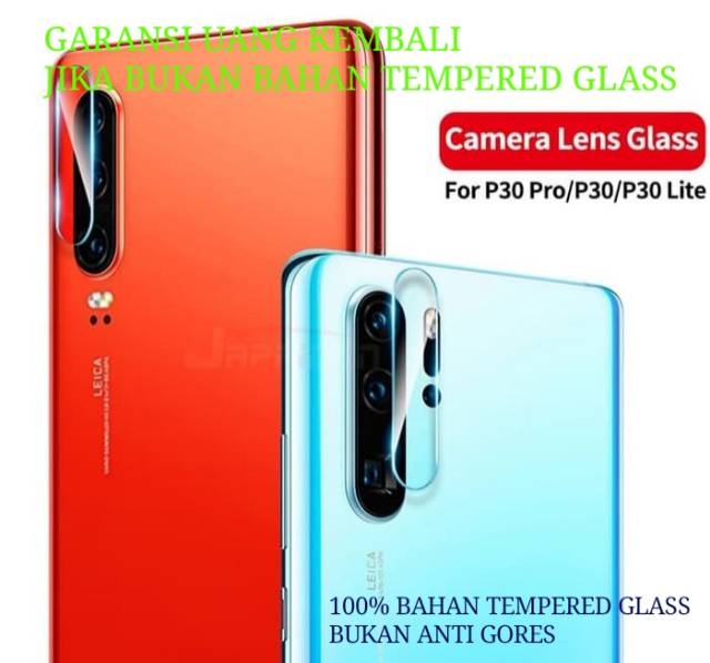 TEMPERED GLASS KAMERA HUAWEI P30 - PELINDUNG KAMERA HUAWEI P30 BIASA