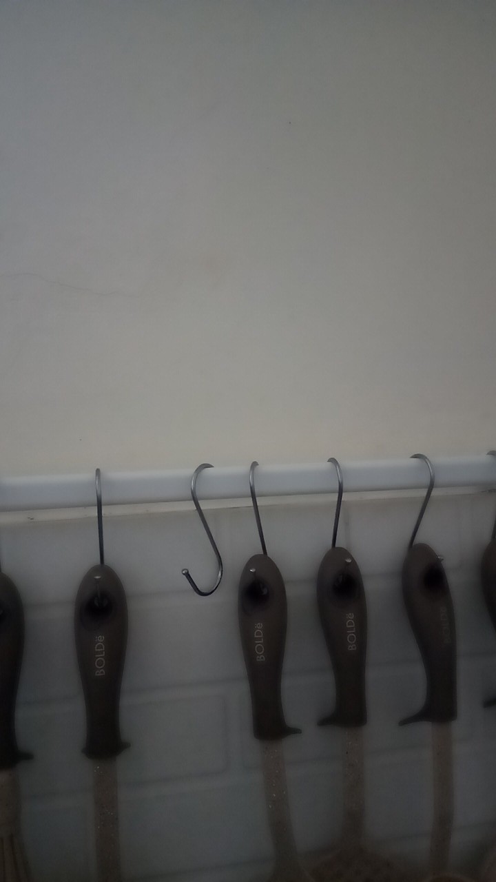 Summersta Rel Dinding Rel Dapur Gantungan Panci Gantungan Kunci, 60 Cm