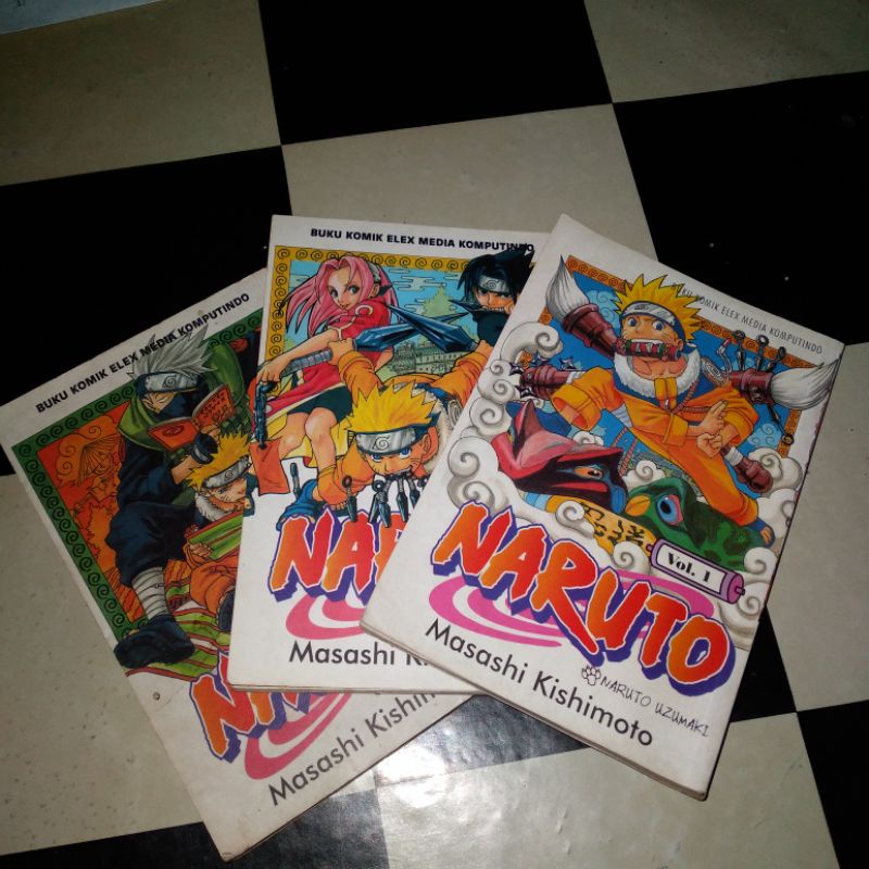 Komik Naruto 1 2 3 Sepaket