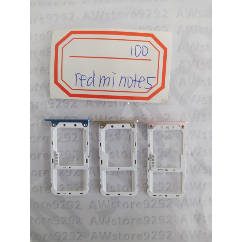 Tempat Kartu Simcard Sim card Lock Simtray Sim Tray Xiaomi Redmi Note 5 / Redmi Note 5 Pro