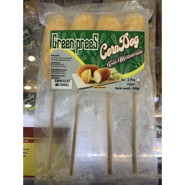 

FROZEN FOOD Greenprees Corndog Full Mozzarella
