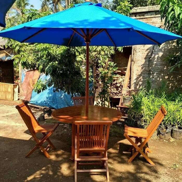 SET MEJA PAYUNG CAFE OUTDOOR