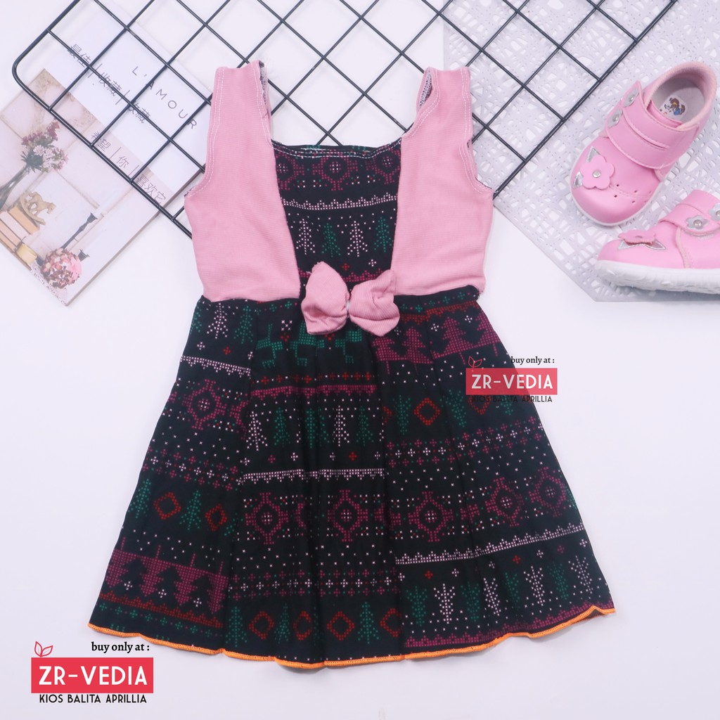 [NATAL] Dress Clairine size Bayi New Born - 12 Bulan / Baju Baby Anak Perempuan Dres Yukensi Murah