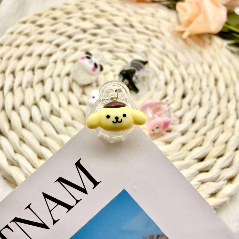 Agustinina Kartun Rambut Cakar Temperamen Elegan All-match Resin Beruang Anjing Gadis Perempuan Klip Rambut