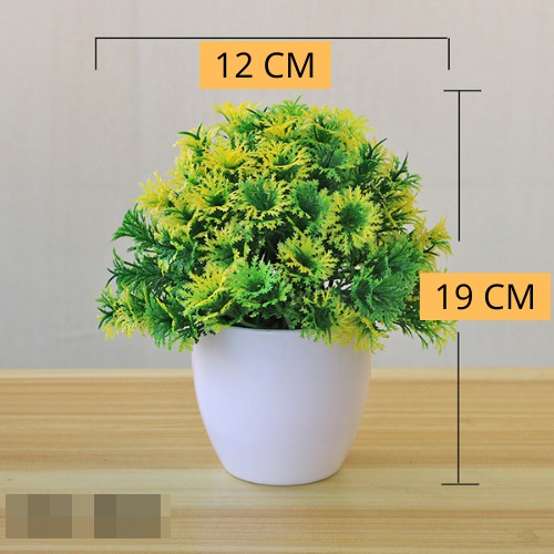 MARKAS PT31 Pot Tanaman Hias Bunga Hias Plastik Ornamen Pot Bongsai Artificial Flower Decoration