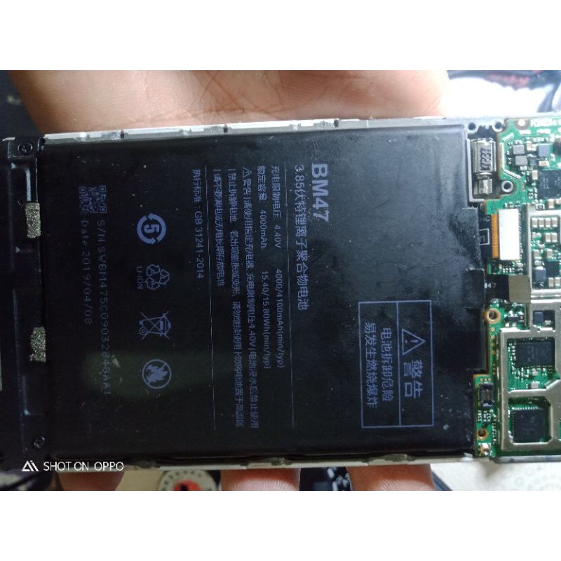 batere redmi 4x/redmi 3 BM 47 ori copotan