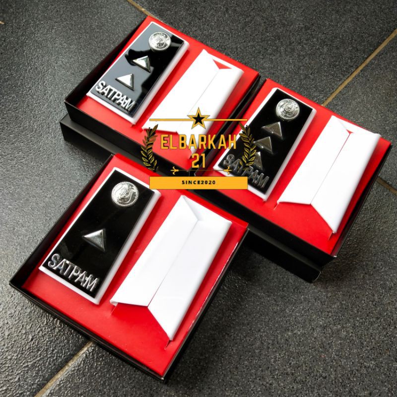 PANGKAT SATPAM GADA PRATAMA FUL AKRILIK PREMIUM