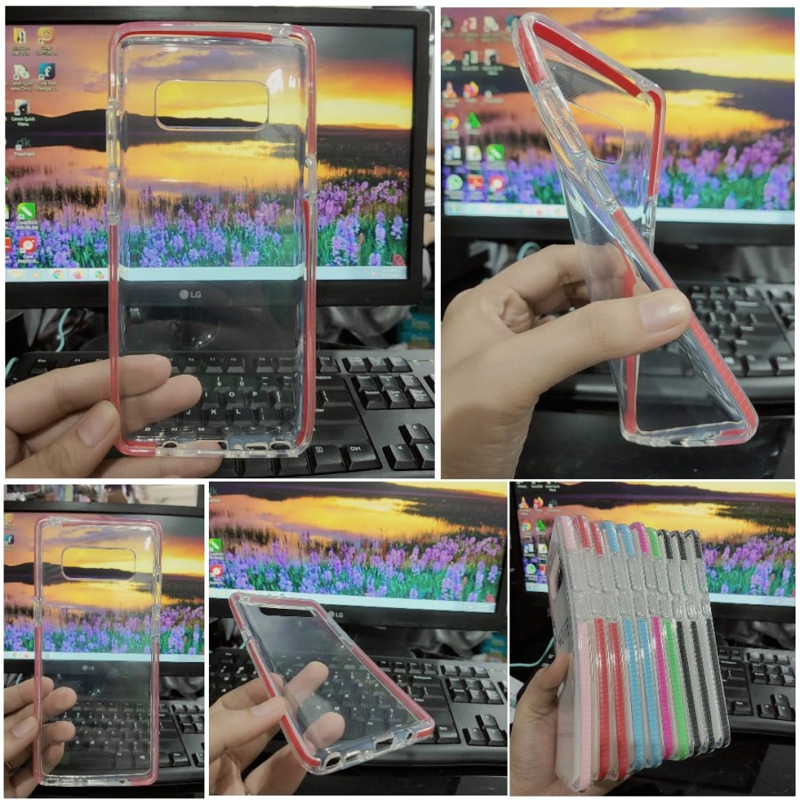 TPU List Colour Samsung Note 8 6.3&quot; Silicon Anti Selip Light Colour