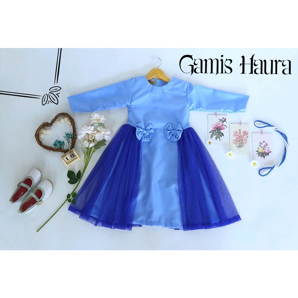 Gamis Haura Anak Unik/Busana Muslim/Gamis Anak murah meriah