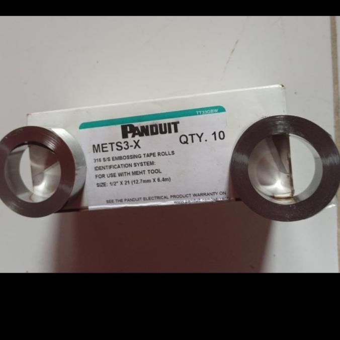 

Panduit Stainless Steel Cable Ties METS3-X Roll Tape Cable Marker
