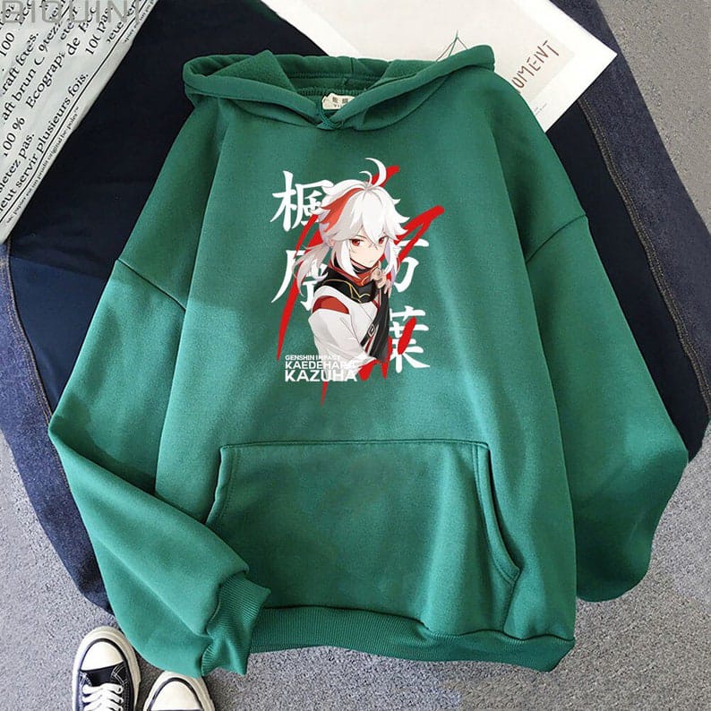 HOODIE PRIA WANITA KAEDEHAMA KAZUHA-HOODIE UNISEX TERLARIS