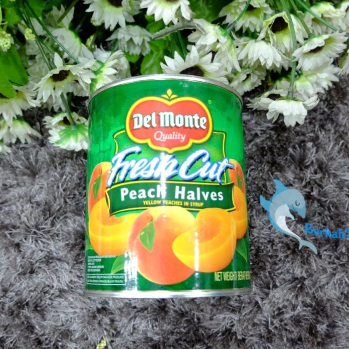 

5ds45ss Del Monte Peach Halves 825Gr Yellow Peach In Syrup / Peach Kaleng Xa20X1